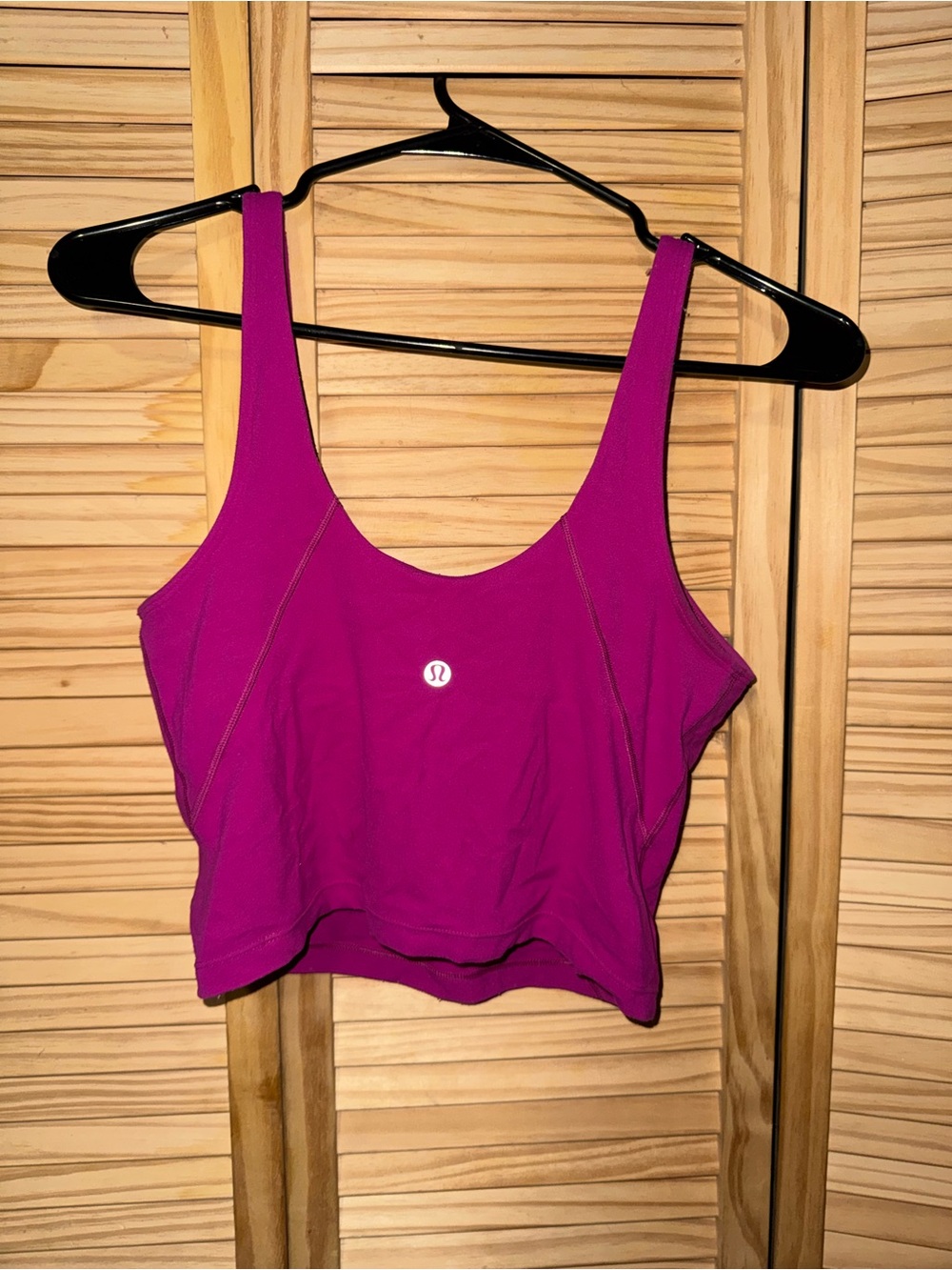 Lululemon Magenta Cropped Sports Tank